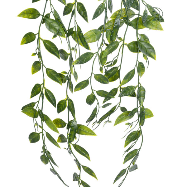 GloboStar® Artificial Garden HANGING DUTCH BEAN 20883 - Τεχνητό Κρεμαστό Διακοσμητικό Φυτό Ολλανδικό Φασόλι Φ28 x Y70cm - Image 2