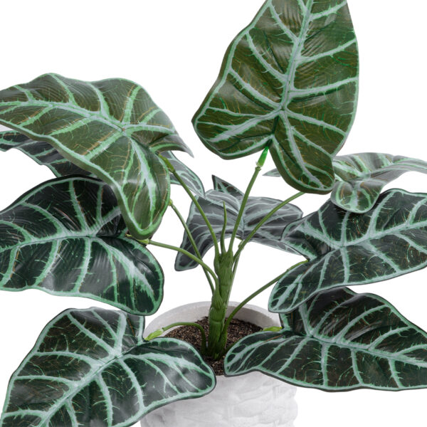 GloboStar® Artificial Garden ALOCASIA 20886 Τεχνητό Διακοσμητικό Φυτό Αλοκασία Φ38 x Υ33cm - Image 2