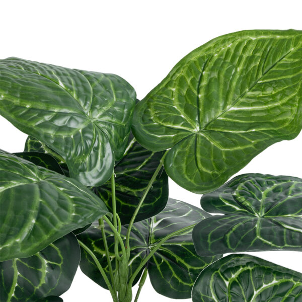 GloboStar® Artificial Garden ANTHURIUM 20892 Τεχνητό Διακοσμητικό Φυτό Ανθούριο Φ40 x Υ33cm - Image 2