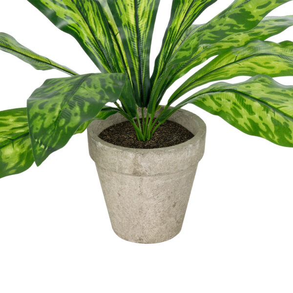 GloboStar® Artificial Garden  SPATHIPHYLLUM POTTED PLANT 20905 Διακοσμητικό Φυτό Σπαθίφυλλο Φ40 x Υ33cm - Image 3