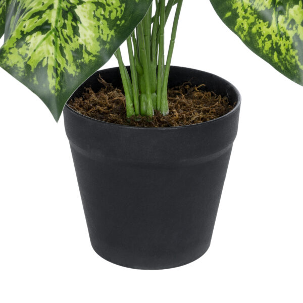 GloboStar® Artificial Garden DIEFFENBACHIA PLANT 20914 Διακοσμητικό Φυτό Διφενμπάχια Φ58 x Υ75cm - Image 3