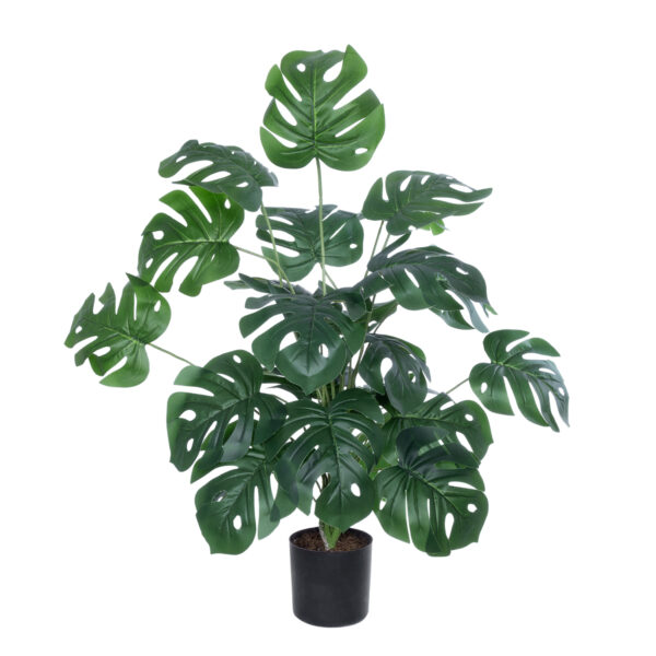 GloboStar® Artificial Garden MONSTERA PLANT 20923 - Διακοσμητικό Φυτό Μονστέρα Φ80 x Υ80cm