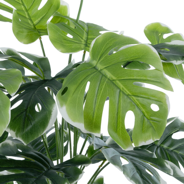 GloboStar® Artificial Garden MONSTERA PLANT 20924 - Διακοσμητικό Φυτό Μονστέρα Φ90 x Υ80cm - Image 2