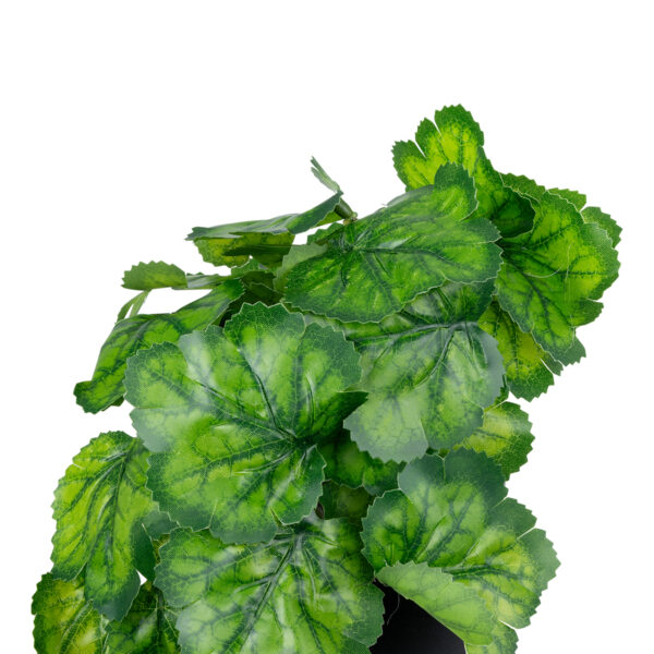 GloboStar® Artificial Garden GREEN BEGONIA PLANT 20949 Διακοσμητικό Φυτό Πράσινη Μπιγόνια Φ23 x Υ16cm - Image 2