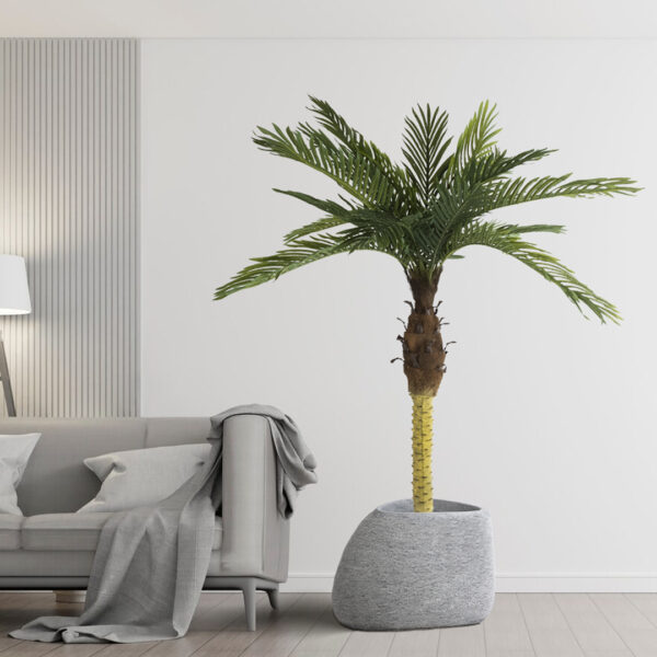 GloboStar® Artificial Garden PHOENIX PALM TREE 20968 Τεχνητό Διακοσμητικό Φυτό Φοίνικας Φ150 x Υ180cm - Image 8