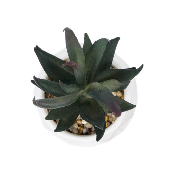 GloboStar® Artificial Garden SUCCULENT ALOE POTTED PLANT 20978 Διακοσμητικό Φυτό Αλόης Φ7 x Υ14cm - Image 2