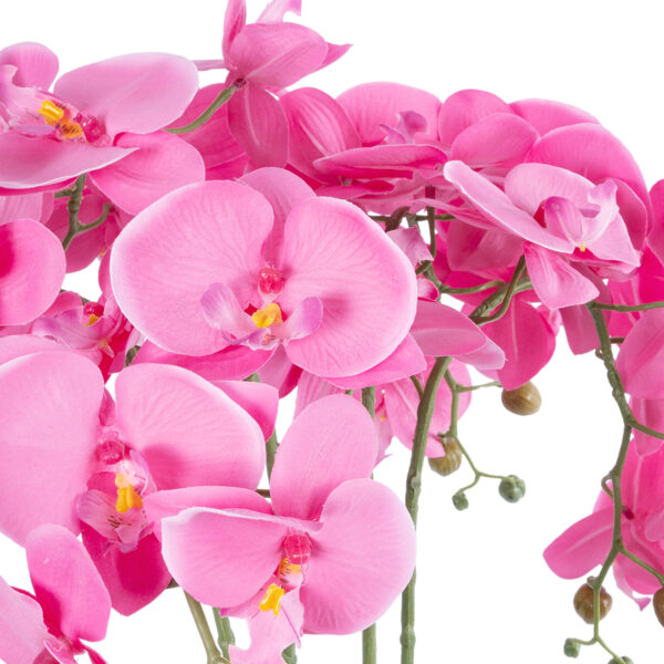 GloboStar® Artificial Garden PINK ORCHID 21124 Διακοσμητικό Φυτό Ροζ Ορχιδέα Υ50cm - Image 2