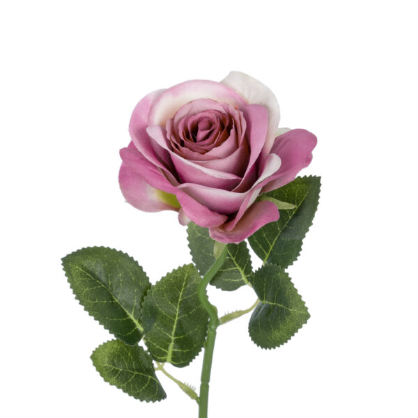 GloboStar® Artificial Garden  PINK ROSE BRANCH 21136 Τεχνητό Διακοσμητικό Κλαδί ΡοζΤριαντάφυλλο Y50cm - Image 2