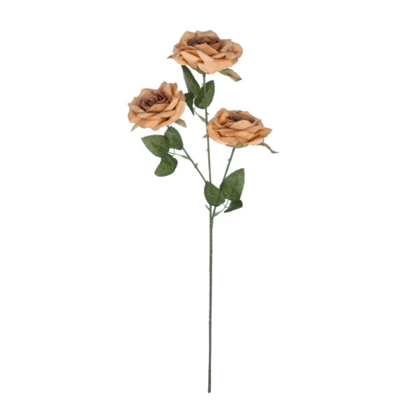 GloboStar® Artificial Garden PEACH  CLIMBING ROSE BRANCH 21189 Τεχνητό Διακοσμητικό Κλαδί Τριαντάφυλλο Ροδακινί Y66cm