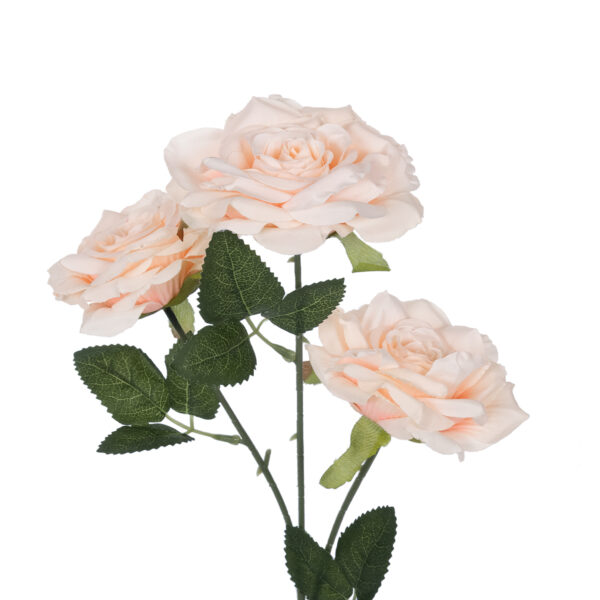 GloboStar® Artificial Garden PALE PINK CLIMBING ROSE BRANCH 21195 Τεχνητό Διακοσμητικό Κλαδί Τριαντάφυλλο απαλό Ροζ Y66cm - Image 2