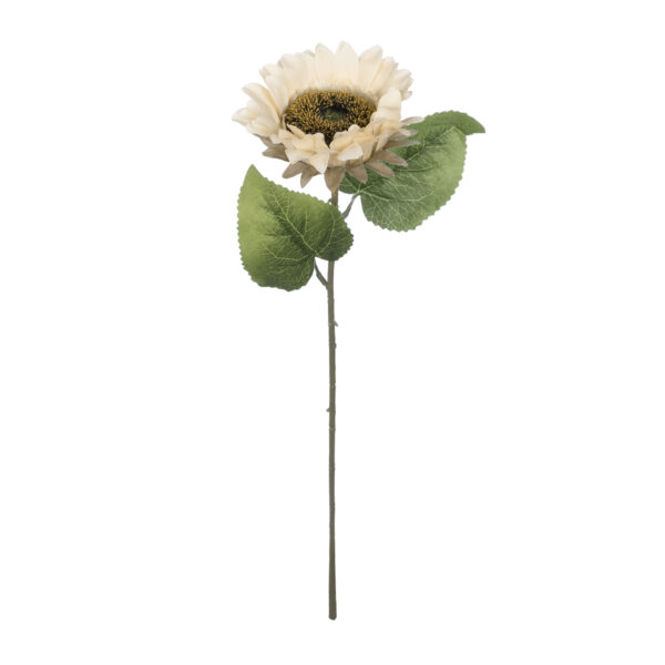 GloboStar® Artificial Garden PINK SUNFLOWER  BRANCH 21211 Τεχνητό Διακοσμητικό Κλαδί Ηλιοτρόπιο Ροζ Y50cm