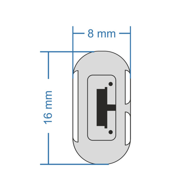 GloboStar® 70480 DOUBLE-SIDED 120°+120° Degree Neon Flex Epistar LED SMD 2835 1m 12W/m 120LED/m 1320lm/m 120°+120° DC 24V Αδιάβροχη IP68 Ψυχρό Λευκό 6000K Dimmable - Image 5