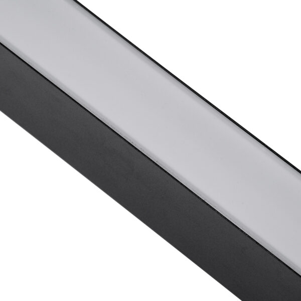 GloboStar® ORION 61030-W Γραμμικό Φωτιστικό Τοίχου - Απλίκα Linear LED CCT 72W 8600lm 120° AC 220-240V Μ120 x Π5.5 x Υ7cm - Εναλλαγή Φωτισμού μέσω Τηλεχειριστηρίου All In One Ψυχρό 6000k+Φυσικό 4500k+Θερμό 2700k Dimmable - Μαύρο - 3 Years Warranty - Image 7