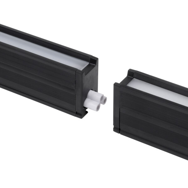 GloboStar® OFFICE 61025-P Γραμμικό Κρεμαστό Φωτιστικό Linear LED 18W 2170lm 120° AC 220-240V Μ120 x Π2 x Υ4cm Θερμό Λευκό 2700K - Μαύρο - 3 Years Warranty - Image 9