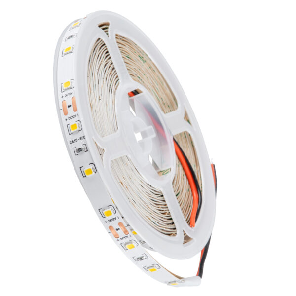 GloboStar® LILAC 70142 Ταινία LED 6W/m 660lm/m 120° DC 12V IP20 - 60 x SMD 2835 LED Chip/Μέτρο - Μ5000 x Π8 x Υ1mm - Ρολό 5 Μέτρων - Θερμό Λευκό 3000K - 5 Χρόνια Εγγύηση