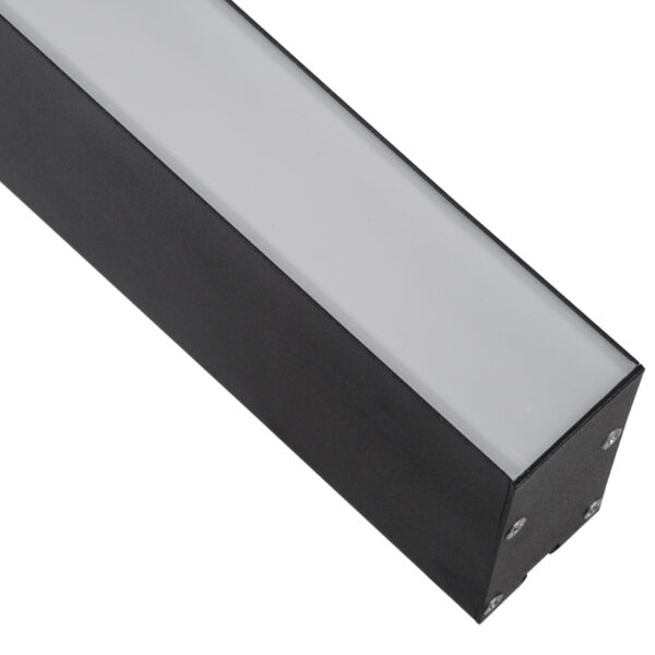 GloboStar® ORION 61030-W Γραμμικό Φωτιστικό Τοίχου - Απλίκα Linear LED CCT 72W 8600lm 120° AC 220-240V Μ120 x Π5.5 x Υ7cm - Εναλλαγή Φωτισμού μέσω Τηλεχειριστηρίου All In One Ψυχρό 6000k+Φυσικό 4500k+Θερμό 2700k Dimmable - Μαύρο - 3 Years Warranty - Image 6