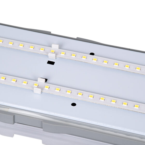 GloboStar® 60174 LED Γραμμικό Βιομηχανικό Φωτιστικό Tri-Proof 120cm 48W 5522lm 120° AC 220-240V Αδιάβροχο IP65 Μ120 x Π10,5 x Υ8cm Φυσικό Λευκό 4500K - 3 Χρόνια Εγγύηση - Image 7