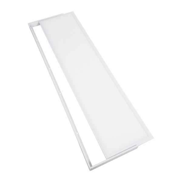 GloboStar® 60221 Πλαίσιο Στήριξης PVC Επιτοίχιας Τοποθέτησης για LED Panel 120x30cm - Λευκό - Image 5