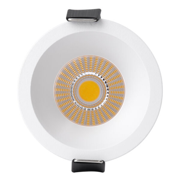 GloboStar® MICRO-B 60242 Χωνευτό LED Spot Downlight TrimLess Φ6cm 7W 910lm 38° AC 220-240V IP20 Φ6 x Υ7.8cm - Στρόγγυλο - Λευκό - Φυσικό Λευκό 4500K - Bridgelux COB - 5 Years Warranty - Image 5