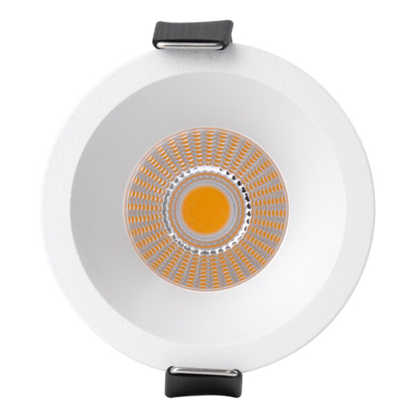 GloboStar® MICRO-B 60243 Χωνευτό LED Spot Downlight TrimLess Φ6cm 7W 875lm 38° AC 220-240V IP20 Φ6 x Υ7.8cm - Στρόγγυλο - Λευκό - Θερμό Λευκό 2700K - Bridgelux COB - 5 Years Warranty - Image 5