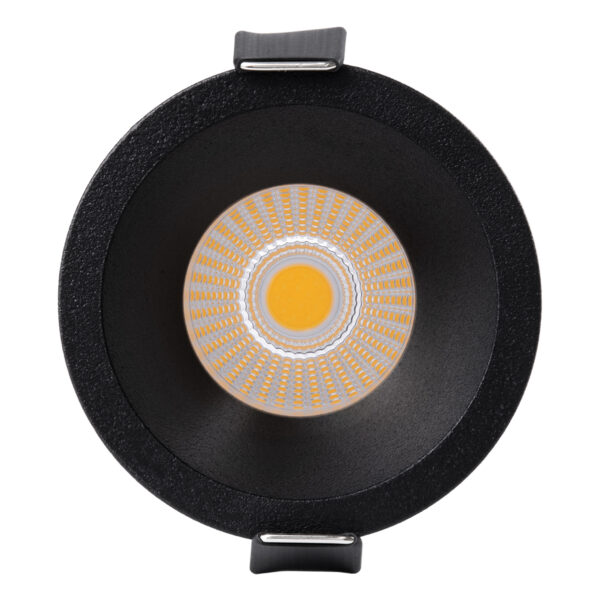 GloboStar® MICRO-B 60244 Χωνευτό LED Spot Downlight TrimLess Φ6cm 7W 910lm 38° AC 220-240V IP20 Φ6 x Υ7.8cm - Στρόγγυλο - Μαύρο - Φυσικό Λευκό 4500K - Bridgelux COB - 5 Years Warranty - Image 5