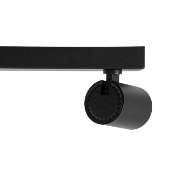 GloboStar® LEONARDO 60348 Μοντέρνο Φωτιστικό Οροφής Ράγα με Κινούμενα Σποτ LED Spot Downlight 30W 3600lm 60° AC 220-240V IP20 Μ52 x Π7 x Υ11.8cm - Μαύρο - Φυσικό Λευκό 4500K - Bridgelux COB - 5 Years Warranty - Image 6