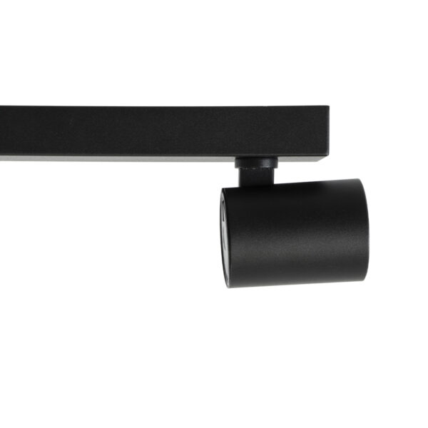 GloboStar® LEONARDO 60348 Μοντέρνο Φωτιστικό Οροφής Ράγα με Κινούμενα Σποτ LED Spot Downlight 30W 3600lm 60° AC 220-240V IP20 Μ52 x Π7 x Υ11.8cm - Μαύρο - Φυσικό Λευκό 4500K - Bridgelux COB - 5 Years Warranty - Image 7