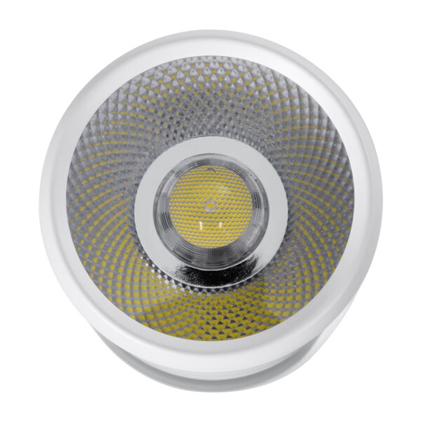 GloboStar® DETRONIC 60500 Επιφανειακό Κινούμενο Spot Downlight LED 10W 1350lm 24° AC 220-240V IP20 Φ9cm x Υ16cm - Στρόγγυλο - Λευκό - Ψυχρό Λευκό 6000K - Bridgelux COB - TÜV Certified Driver - 5 Χρόνια Εγγύηση - Image 2