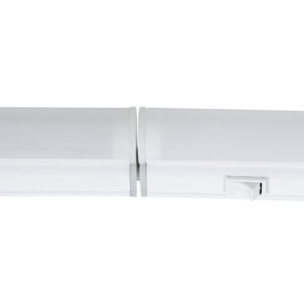 GloboStar® TUBO 60784 Γραμμικό Φωτιστικό Οροφής Linear LED Τύπου T5 Επεκτεινόμενο 5.5W 550lm 180° AC 220-240V IP20 Πάγκου Κουζίνας με Διακόπτη On/Off Μ30 x Π2.2 x Υ3.5cm Ψυχρό Λευκό 6000K - Λευκό - 3 Years Warranty - Image 10