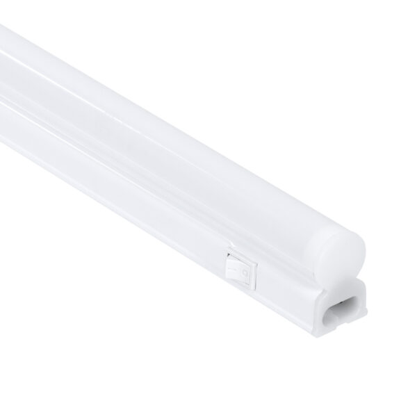 GloboStar® TUBO 60786 Γραμμικό Φωτιστικό Οροφής Linear LED Τύπου T5 Επεκτεινόμενο 5.5W 528lm 180° AC 220-240V IP20 Πάγκου Κουζίνας με Διακόπτη On/Off Μ30 x Π2.2 x Υ3.5cm Θερμό Λευκό 2700K - Λευκό - 3 Years Warranty