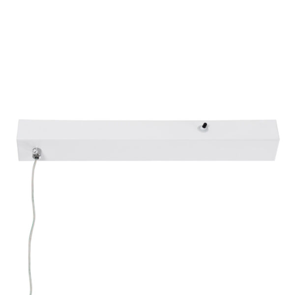 GloboStar® LINARIA 60922 Κρεμαστό Φωτιστικό Οροφής Design LED CCT 36W 4150lm 200° AC 220-240V - Εναλλαγή Φωτισμού μέσω Τηλεχειριστηρίου All In One Ψυχρό 6000k+Φυσικό 4500k+Θερμό 2700k Dimmable Μ120 x Π2 x Υ10cm - Λευκό - 3 Years Warranty - Image 5