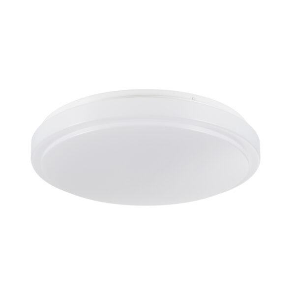 GloboStar® EMERGANO 60992 Πλαφονιέρα Οροφής LED 30W 3000lm 120° AC 220-240V με Ενσωματωμένο Σύστημα Emergency Li-ion 3450mAh/12.8Wh με Αυτονομία έως 3hrs - Αδιάβροχη IP54 Φ38 x Υ5.3cm Ψυχρό Λευκό 6000K - Λευκό - Bridgelux Chips - 3 Years Warranty - Image 4