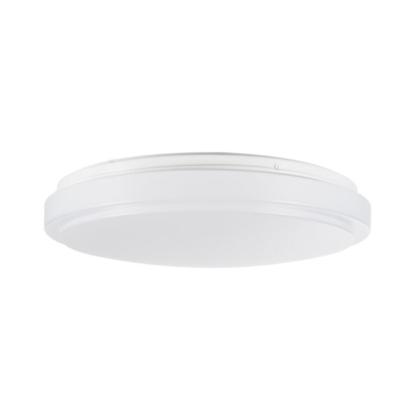 GloboStar® EMERGANO 60993 Πλαφονιέρα Οροφής LED 30W 2850lm 120° AC 220-240V με Ενσωματωμένο Σύστημα Emergency Li-ion 3450mAh/12.8Wh με Αυτονομία 3hrs - Αδιάβροχη IP54 Φ38 x Υ5.3cm Φυσικό Λευκό 4500K - Λευκό - Bridgelux Chips - 3 Years Warranty - Image 3