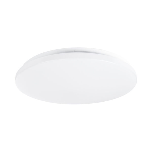 GloboStar® CELANO 61008 LED Πλαφονιέρα Οροφής Στρόγγυλη Φ33 30W 3000lm 120° AC 220-240V Αδιάβροχη IP54 Φ33 x Υ6cm Ψυχρό Λευκό 6000K - 3 Χρόνια Εγγύηση