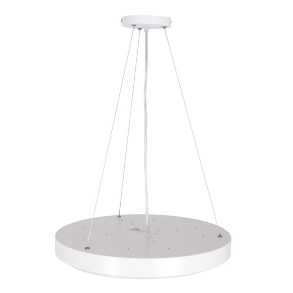 GloboStar® CASPER 61018 Κρεμαστή Πλαφονιέρα Οροφής LED CCT 76W 8372lm 120° AC 220-240V - Εναλλαγή Φωτισμού μέσω Τηλεχειριστηρίου All In One Ψυχρό Λευκό 6000k+Φυσικό Λευκό 4500k+Θερμό Λευκό 2700k Dimmable Φ45cm - Λευκό - 3 Years Warranty - Image 5