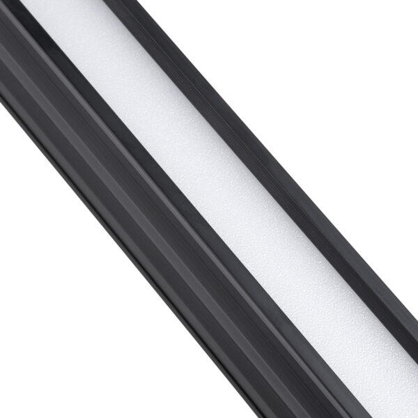 GloboStar® OFFICE 61023-S Γραμμικό Φωτιστικό Οροφής Linear LED 18W 2230lm 120° AC 220-240V Μ120 x Π2 x Υ4cm Ψυχρό Λευκό 6000K - Μαύρο - 3 Years Warranty - Image 4