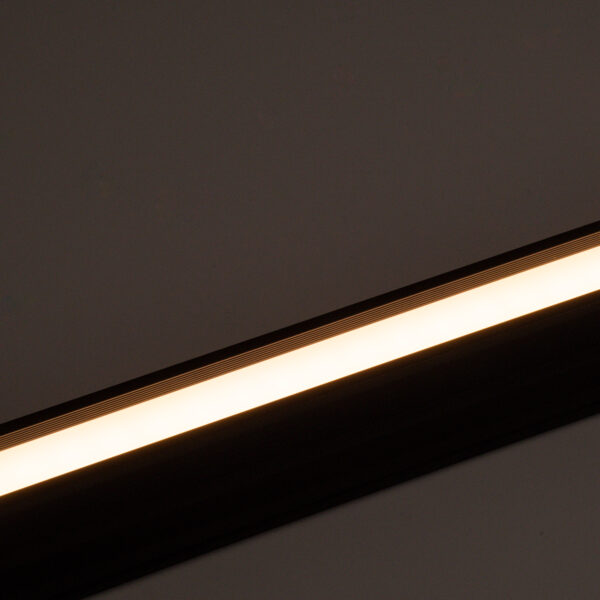 GloboStar® OFFICE 61025-P Γραμμικό Κρεμαστό Φωτιστικό Linear LED 18W 2170lm 120° AC 220-240V Μ120 x Π2 x Υ4cm Θερμό Λευκό 2700K - Μαύρο - 3 Years Warranty - Image 16