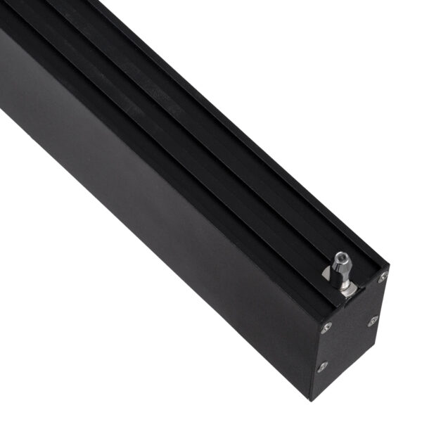 GloboStar® FELIX 61028-S Γραμμικό Φωτιστικό Οροφής Linear LED CCT 54W 6500lm 120° AC 220-240V Μ120 x Π3.5 x Υ7cm - Εναλλαγή Φωτισμού μέσω Τηλεχειριστηρίου All In One Ψυχρό 6000k+Φυσικό 4500k+Θερμό 2700k Dimmable - Μαύρο - 3 Years Warranty - Image 5