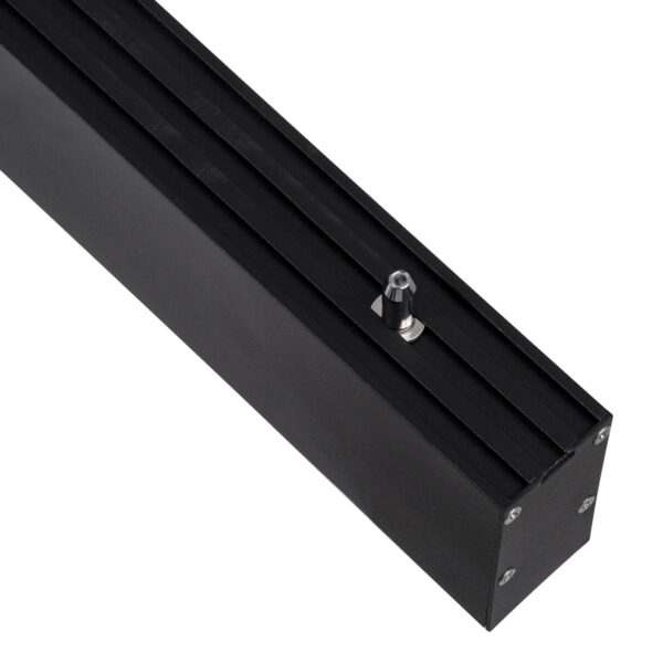 GloboStar® FELIX 61028-S Γραμμικό Φωτιστικό Οροφής Linear LED CCT 54W 6500lm 120° AC 220-240V Μ120 x Π3.5 x Υ7cm - Εναλλαγή Φωτισμού μέσω Τηλεχειριστηρίου All In One Ψυχρό 6000k+Φυσικό 4500k+Θερμό 2700k Dimmable - Μαύρο - 3 Years Warranty - Image 6