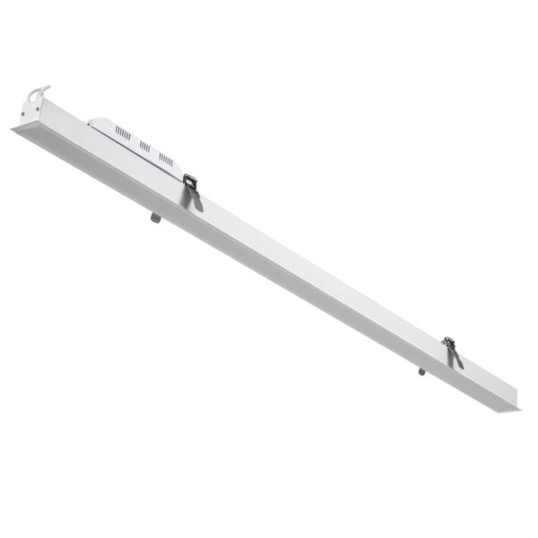 GloboStar® LUCA 61033 Γραμμικό Χωνευτό Φωτιστικό Linear LED CCT 54W 6500lm 120° AC 220-240V Μ121.5 x Π5 x Υ4cm - Εναλλαγή Φωτισμού μέσω Τηλεχειριστηρίου All In One Ψυχρό 6000k+Φυσικό 4500k+Θερμό 2700k Dimmable - Λευκό - 3 Years Warranty - Image 2