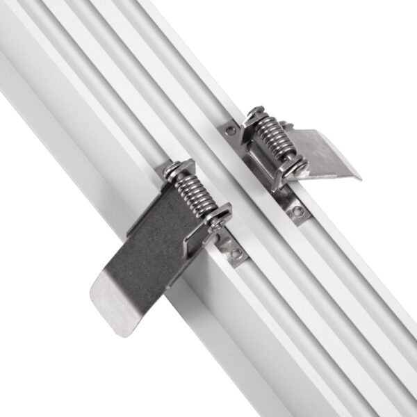 GloboStar® LUCA 61033 Γραμμικό Χωνευτό Φωτιστικό Linear LED CCT 54W 6500lm 120° AC 220-240V Μ121.5 x Π5 x Υ4cm - Εναλλαγή Φωτισμού μέσω Τηλεχειριστηρίου All In One Ψυχρό 6000k+Φυσικό 4500k+Θερμό 2700k Dimmable - Λευκό - 3 Years Warranty - Image 5