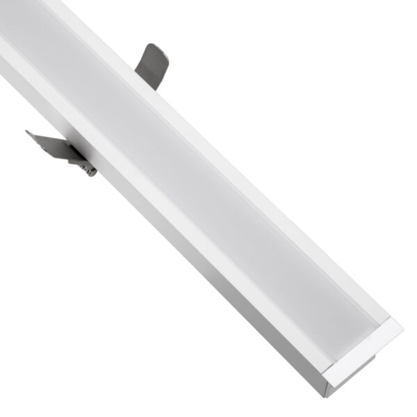 GloboStar® LUCA 61033 Γραμμικό Χωνευτό Φωτιστικό Linear LED CCT 54W 6500lm 120° AC 220-240V Μ121.5 x Π5 x Υ4cm - Εναλλαγή Φωτισμού μέσω Τηλεχειριστηρίου All In One Ψυχρό 6000k+Φυσικό 4500k+Θερμό 2700k Dimmable - Λευκό - 3 Years Warranty - Image 6