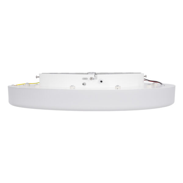 GloboStar® ARIANA 61034 Πλαφονιέρα Οροφής Κύκλος LED CCT 55W 6376lm 120° AC 220-240V - Εναλλαγή Φωτισμού μέσω Τηλεχειριστηρίου All In One Ψυχρό Λευκό 6000k+Φυσικό Λευκό 4500k+Θερμό Λευκό 2700k Dimmable Φ48cm - Μαύρο - 3 Years Warranty - Image 4