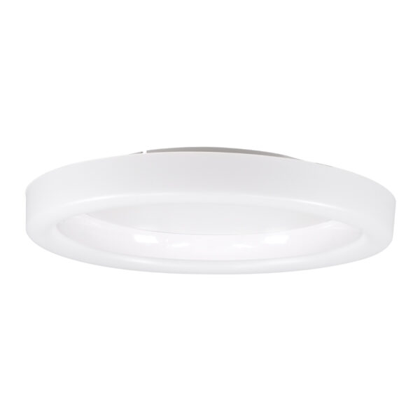 GloboStar® ARIANA 61035 Πλαφονιέρα Οροφής Κύκλος LED CCT 55W 6376lm 120° AC 220-240V - Εναλλαγή Φωτισμού μέσω Τηλεχειριστηρίου All In One Ψυχρό Λευκό 6000k+Φυσικό Λευκό 4500k+Θερμό Λευκό 2700k Dimmable Φ48cm - Λευκό - 3 Years Warranty - Image 3