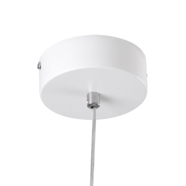 GloboStar® ALICE 61056 Κρεμαστό Φωτιστικό Οροφής Design LED CCT 20W 2400lm 300° AC 220-240V - Εναλλαγή Φωτισμού μέσω Διακόπτη On/Off All In One Ψυχρό 6000k+Φυσικό 4500k+Θερμό 2700k Μ25 x Π22 x Υ25cm - Λευκό - Image 6