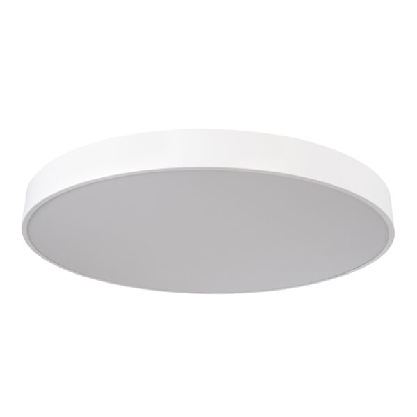 GloboStar® BURTON 61205-S Πλαφονιέρα Οροφής LED CCT 100W 11020lm 120° AC 220-240V - Εναλλαγή Φωτισμού μέσω Τηλεχειριστηρίου All In One Ψυχρό 6000k+Φυσικό 4500k+Θερμό 2700k Dimmable Φ80cm - Λευκό - 3 Years Warranty - Image 2