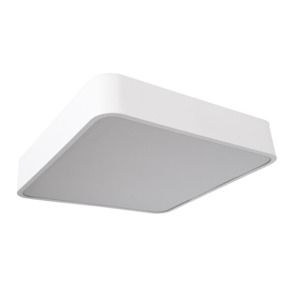 GloboStar® KAMALA 61207-S Πλαφονιέρα Οροφής LED CCT 67W 7370lm 120° AC 220-240V - Εναλλαγή Φωτισμού μέσω Τηλεχειριστηρίου All In One Ψυχρό 6000k+Φυσικό 4500k+Θερμό 2700k Dimmable Μ40 x Π40 x Υ8cm - Λευκό - 3 Years Warranty - Image 2