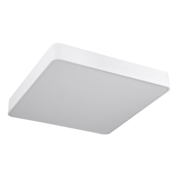 GloboStar® KAMALA 61209-P Κρεμαστή Πλαφονιέρα Οροφής LED CCT 75W 8625lm 120° AC 220-240V - Εναλλαγή Φωτισμού μέσω Τηλεχειριστηρίου All In One Ψυχρό 6000k+Φυσικό 4500k+Θερμό 2700k Dimmable Μ60 x Π60 x Υ8cm - Λευκό - 3 Years Warranty - Image 10