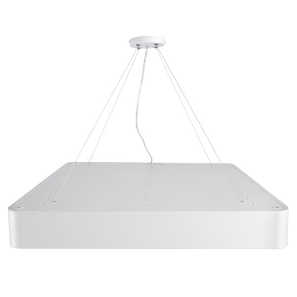 GloboStar® KAMALA 61209-P Κρεμαστή Πλαφονιέρα Οροφής LED CCT 75W 8625lm 120° AC 220-240V - Εναλλαγή Φωτισμού μέσω Τηλεχειριστηρίου All In One Ψυχρό 6000k+Φυσικό 4500k+Θερμό 2700k Dimmable Μ60 x Π60 x Υ8cm - Λευκό - 3 Years Warranty - Image 6