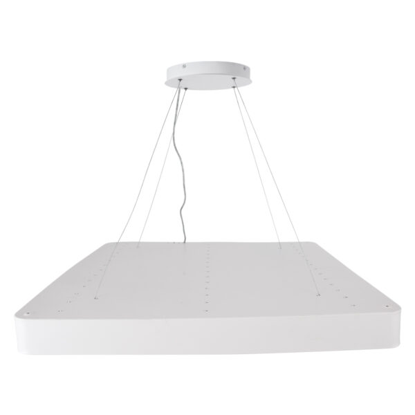 GloboStar® KAMALA 61211-S Πλαφονιέρα Οροφής LED CCT 100W 11020lm 120° AC 220-240V - Εναλλαγή Φωτισμού μέσω Τηλεχειριστηρίου All In One Ψυχρό 6000k+Φυσικό 4500k+Θερμό 2700k Dimmable Μ80 x Π80 x Υ8cm - Λευκό - 3 Years Warranty - Image 11